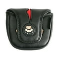 thumbnail image 4 of Golf Putter Head Cover Zulema PU Cuero semicírculo negro, 4 of 8