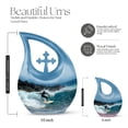 thumbnail image 2 of Surfing The Rocky Waves Urn - Burial Urns For Human Ashes - Urn For Human Ashes Adult Women& Men - Urn For Ashes For Mom - Adult Cremation Urn, urn for ashes adult male(Size - 4inch, 4Pcs), 2 of 2