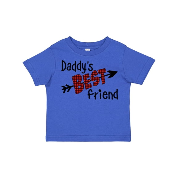 Inktastic Daddy's Best Friend Arrow and Plaid Letters Boys or Girls Toddler T-Shirt