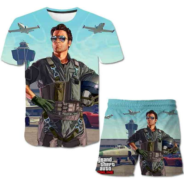2023 b b Grand vol Auto v tements costume gar ons filles manches courtes t shirts taille lastique Shorts v tements ensemble 2 pi ces Costume