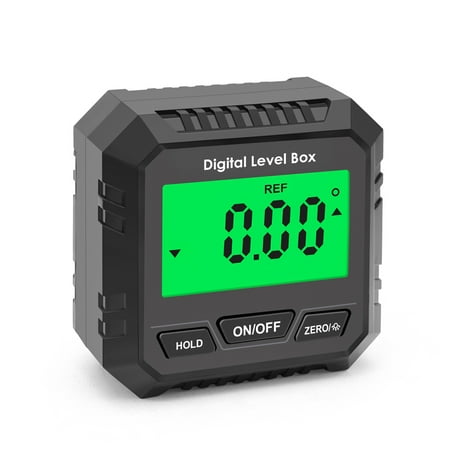 

Andoer Magnetic Digital Angle Meter Absolute and Relative Measurement Angle and Slope Conversion Inclinometer LCD Display with Backlight Versatile Clinometer