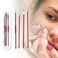 thumbnail image 4 of Unique Bargains 1 Set Facial Pimple Extractor Tool Set Purplish Red, 4 of 7