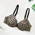 thumbnail image 7 of Wingslove Womens Push-up Bra Deep V Plunge Underwire T-Shirt Bra, Leopard Print 36D, 7 of 7