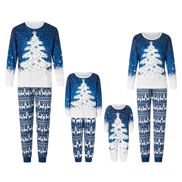 Pijamas familiares a juego de Navidad Fiomva, conjunto de pijamas para papá, mamá, niños y bebés, ropa de dormir navideña
