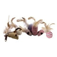 thumbnail image 2 of TIMIFIS Cat Toys 7PCS Toy Combination Set Small Fish Wooden Rod Mouse Funny Stick ToyFall/Winter, 2 of 6