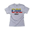 thumbnail image 1 of Colombia Golf - Olympic Games - Rio - Flag Boy's Cotton Youth Grey T-Shirt, 1 of 2