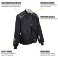 thumbnail image 2 of Speedway Endurance II Driving Suit Jacket Only, 2-Piece Black LG, 2 of 5