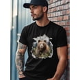 thumbnail image 4 of Camiseta de manga corta con gráfico de bosque para hombre, 4 of 8