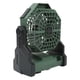 thumbnail image 4 of Ventilador para acampar al aire libre ABS iluminación continua portátil 7800mah 5V luz recargable para viajar negro y verde, 4 of 12