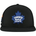 thumbnail image 2 of Men's Mitchell & Ness Black Toronto Maple Leafs Core Top Spot Snapback Hat, 2 of 5