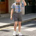 thumbnail image 4 of LvhaoGJOB Little Kids Boys 2-Piece Outfit Set - Multi-Pocket, 4 of 7