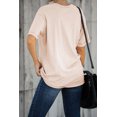 thumbnail image 1 of POGLIP Women's Pink LOVE BUTTERFLY Animal Floral Print Graphic Tee, 1 of 6