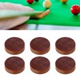 thumbnail image 1 of Embouts de Queue de Billard, 6 Pcs Embouts de Queue de Billard 14mm Kit de Remplacement pour Queue de Billard Snooker, 1 of 7