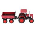 thumbnail image 1 of Modelo de Tractor de 4 Ruedas, Exquisito Diseño Vintage, Juguete Retro Clásico de Aleación de Plástico para Niños, Adorno de Escrito, 1 of 7