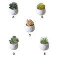 thumbnail image 4 of Kearding Simulación suculenta artificial Bonsai Flower Living Room Party Decoración tipo5, 4 of 6