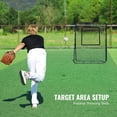 thumbnail image 4 of Baseball Softball Rebounder Net 4x6 Ft - PitchBack Adjustable Angle Net for Practice, 4 of 6