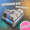 thumbnail image 2 of Sayoce Osu O3c Rapid Ses Linear Ses With Knob And Screen, Paste,cut,macro Hotswap Mini Keypadaa Fian hwy, 2 of 4