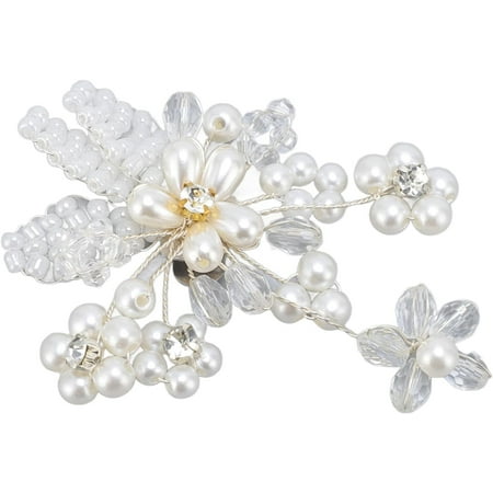 Pearl Shoe Clips  Simulated Pearl Fresh and Sparkling Shoe Decoration Detachable Buckles Easy to Match Shoe Charms for Wedding  Purse  Belt  DIY Craft  Heels Flats