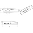thumbnail image 2 of Chrome Plastic Turn Signal Lever Cover Compatible with Volvo VNL 1998-2010, 2 of 4
