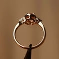 thumbnail image 3 of Divine_creation 2.20 Ctw Oval Cut Peach Morganite Womens Engagement Ring 14K Rose Gold Plated 925 Sterling Silver -5.5, 3 of 4