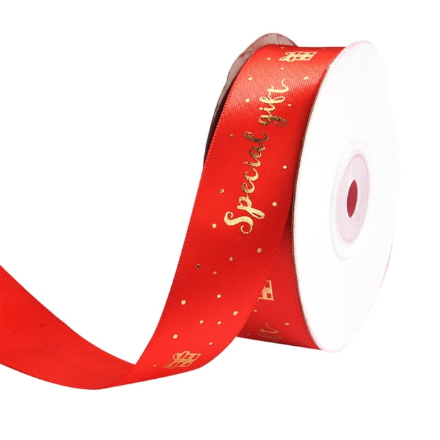 TIMIFIS Christmas Decorations Ribbon Christmas Ribbon Holiday Decoration Roll Ribbon Ornament Gift Box Ribbon