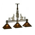 thumbnail image 7 of Meyda 152025 45 in. Tall Pines 3 Light Island Pendant, Antique Copper & Amber Mica, 7 of 7