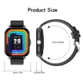 thumbnail image 3 of Advanced Smart Watch with Large 183 Inch Display for Fitness Tracking and Heart Rate with Phone Call Functionality, 3 of 7