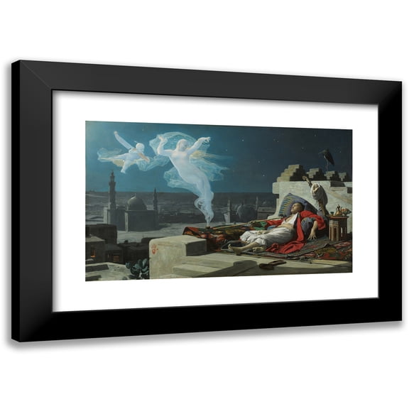 Jean Lecomte du Nouÿ 14x10 Black Modern Framed Museum Art Print Titled - A Eunuch's Dream (1874)