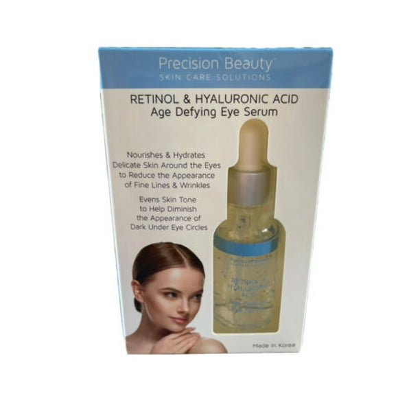 Precision Beauty Retinol & Hyaluronic Acid Age Defying Eye Serum 1.0 oz 30 ml