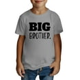 thumbnail image 4 of MEZZALL Big Brother T-Shirt For Toddler Promoted To Big Announcement Baby Boys, Grey, 6-7 Years, 4 of 4