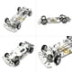 thumbnail image 5 of Tholdsy 1/28 RC Car Metal Upgrade marco modificado conjunto de montaje de vehículo accesorios reemplazo para WLtoys 284131 K969 K979 K989 K999 Kits de construcción modelo Rojo, 5 of 6