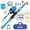 Blue, variant on OUTGOO Kids Fishing Pole, Kids Fishing Rod Portable Telescopic Fishing Rod and Reel Combo Kit with Spincast Fishing Reel, Fishing Tackles, Fishing Lures, Fishing Lines for Boys, Girls, Youth