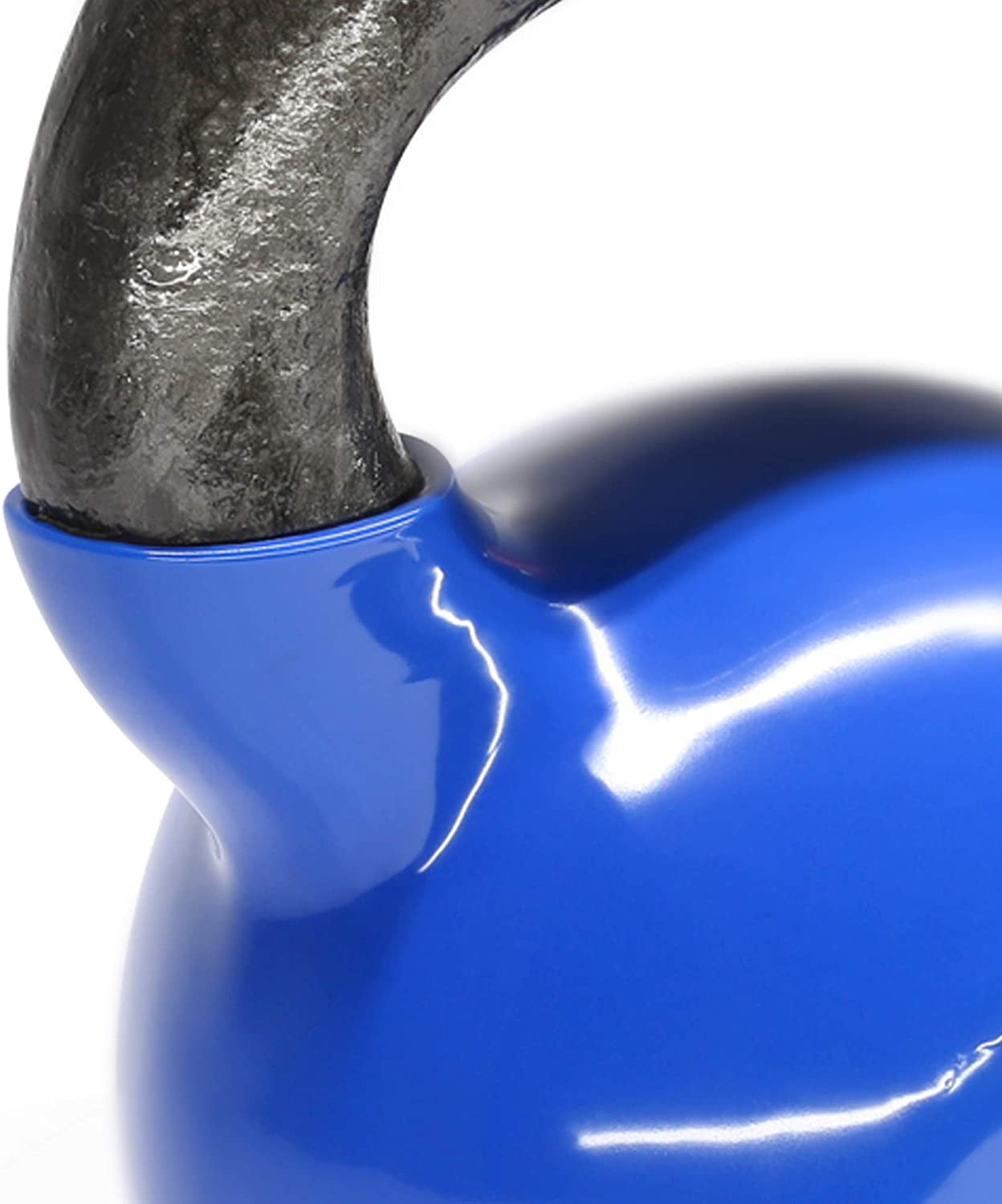 Yes4All 60 lb Vinyl Coated / PVC Kettlebell, Blue, Combo / Set, Includes 15-25lb