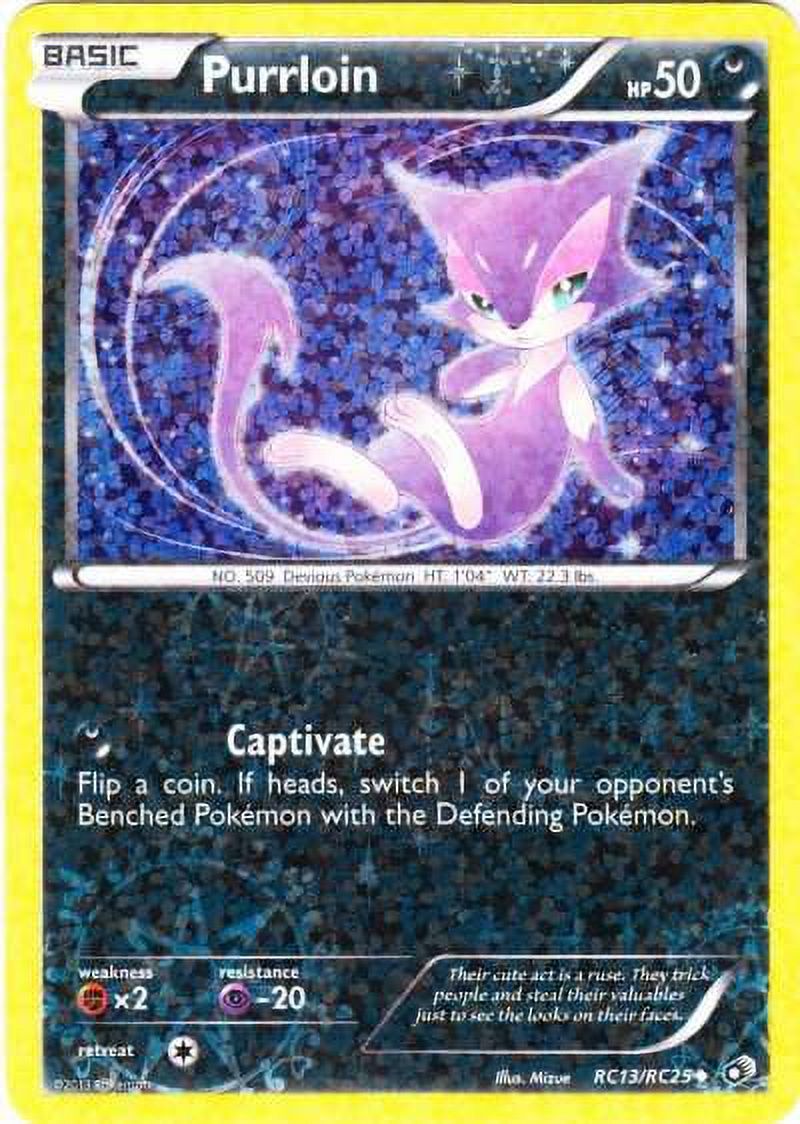 Pokemon Legendary Treasures Radiant Collection Uncommon Purrloin RC13