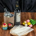 thumbnail image 3 of 100 Pcs Wine Bottle Protector Mesh Protective Covers for Wine Bottle White Mesh Protective Covers for Wine Champagne Glass Bottles, Wine Net Covers, White, 3 of 5