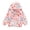 Light pink, variant on Kids Baby Toddler Girls Cartoon Spring Fall Outerwear Windbreaker Zipper Hooded Jackets Coat 2-10T