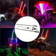thumbnail image 1 of Whip Lights, RGB LED Whip Light with App and Remote Control, 300 Patterns 366 Modes 32 Brightness 10 Speed, Spiral Chasing Lighted Antenna Whip for UTV ATV Off Road Truck, 1 of 7
