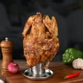thumbnail image 4 of Grille à Poulet en Acier Inoxydable pour Gril, Four, Bière, Support de Poulet en Canette, Support, Rôtissoire Verticale de Qualité Alimentaire pour Cuisson Extérieure Intérieure, 4 of 7