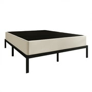 Castle Place 8 Inch King Metal Box Spring with Beige Linen Cover