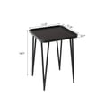 thumbnail image 4 of Square Metal End Table, Small Side Table for Living Room, Bedroom, Indoor/Outdoor Use, 4 of 13