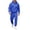 Blue1, variant on FUZHIQ Men's 2 Piece Sweatsuits Set, Blessed Cross Graphic Hoodie & Jogger Pants, Casual Athletic Tracksuit with Kangaroo Pocket Drawstring Waist for Christian Faith Outfit
