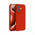 thumbnail image 1 of PANDACO Soft Shell Matte Red Case for iPhone 17, 1 of 3