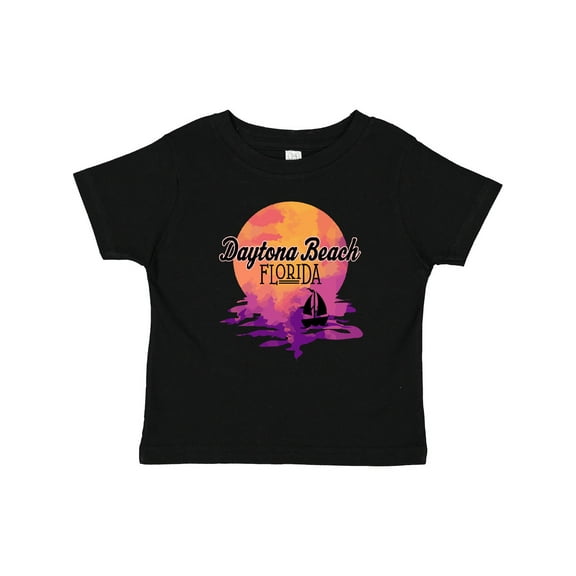 Inktastic Daytona Beach Florida Sunset Girls Baby T-Shirt