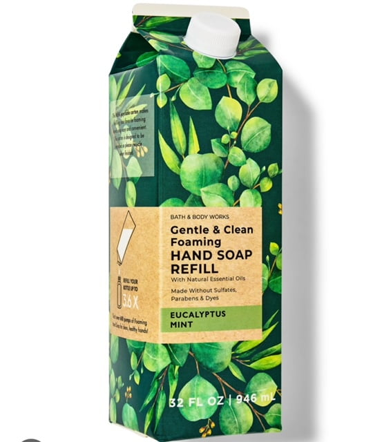 Bath & Body Works Eucalyptus Mint Gentle & Clean Foaming Refill 32oz