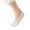 White, variant on Women's Lace Ankle Socks Under $5 Low Cut Cotton Blend Non Slip No Show Liner Socks for Loafers Flats High Heels
