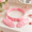 Pink, variant on Hands Sun Visor Hat Adjustable Headband Palm Shade Cap Wearable Novelty Accessory