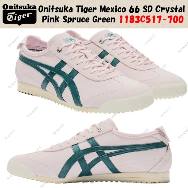 Onitsuka Tiger Mexico 66 SD Crystal Pink Spruce Green 1183C517-700