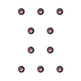 thumbnail image 3 of Inteprter Stick Caps Cat Paw Shape Reemplazo perfecto Thumbstick Cover Controller Accesorios para doméstico rosa sobre negro rosa sobre negro 10Conjunto, 3 of 6