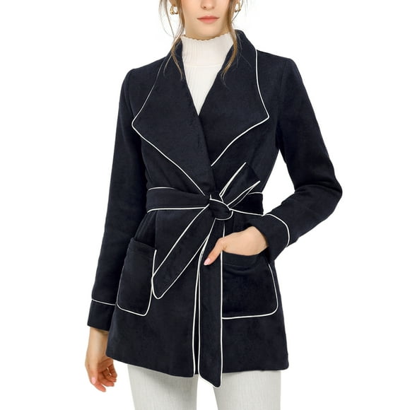 Shawl Collar Coat Brown Women, Mango Faux Fur Coat Grey S Anatomy