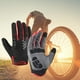 thumbnail image 3 of 1 par de guantes gruesos a prueba de golpes para ciclismo de montaña, carretera, conducción y senderismo. Talla L Rojo, 3 of 9